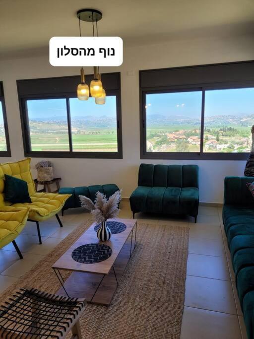 מטולה מול חרמון Villa Ngoại thất bức ảnh